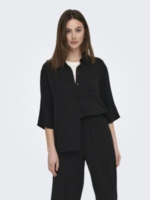 Blusa Divya 3/4 Negra