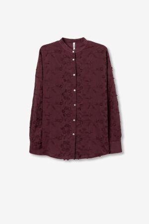 Camisa Bookly Burdeos