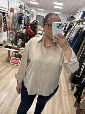 Camisa Fie Beige