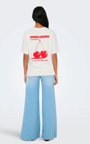 Camiseta Cereza Blanca