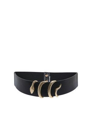 Cinturón Serpiente Negro 80