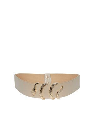 Cinturón Serpiente Beige 70