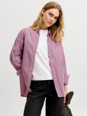 Camisa Jamie Marrón y Rosa