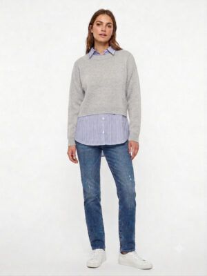 Jersey Mixed Gris