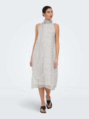 Vestido Polka Blanco