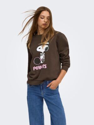 Sudadera Snoopy Marrón